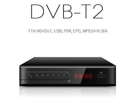 Hd 1080p Dvb-t2 Sintonizador Receptor Decodificador Satélite Tv Box Sintonizador  de TV Dvb T2 Usb2.0 Manual ruso incorporado para adaptador de monitor