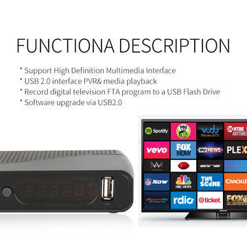 ygica Mini DVB T2 Receptor USB TV Stick T230 DVB-T2 Sintonizador DVB-C / DVB -T
