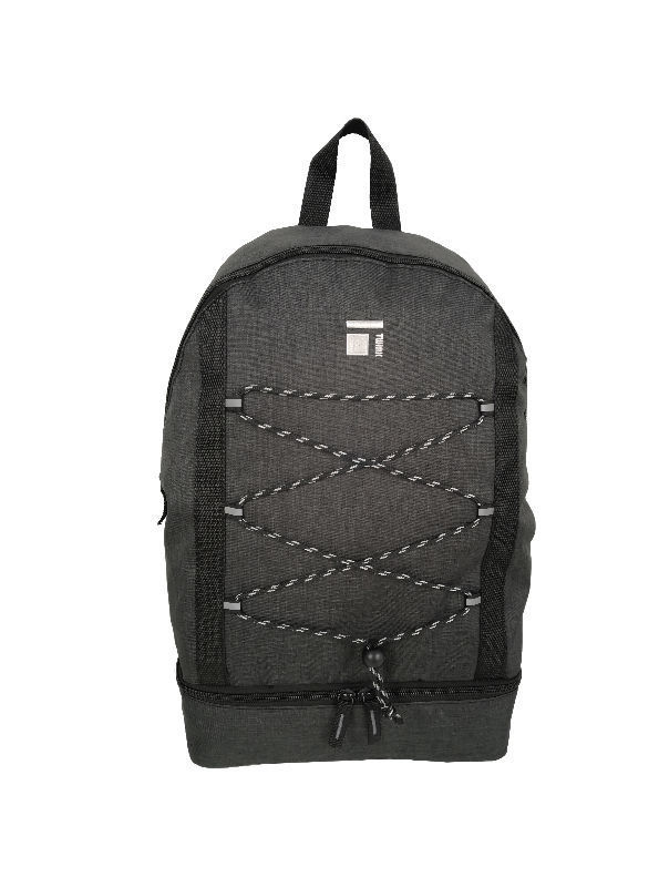 backpack with bottom zip compartment