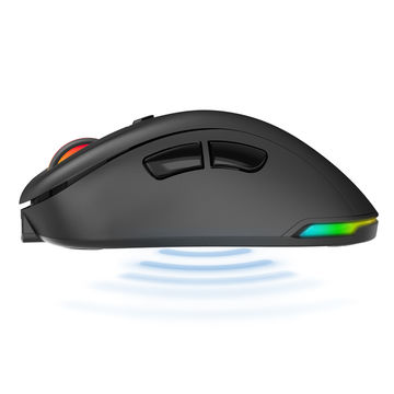 Souris Gaming IM07 Ultra-légère 6D RGB Flowing Mode Dual Filaire et Sans Fil avec Chargement Type-C