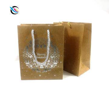 China FSC Kraft Paper Made Pouches Bags with Paper Handles, Strong Bags ...