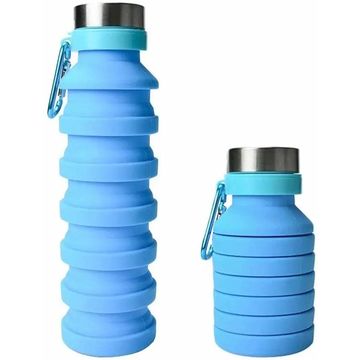 China Amzon hot seller 2022 Ecofriendly Silicone Bottle Water Foldable ...