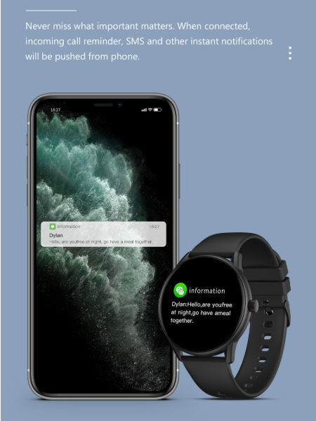 2021 New model KW06PRO Sport Fitness Smart Watch support iCloud WatchFaces push feature supplier