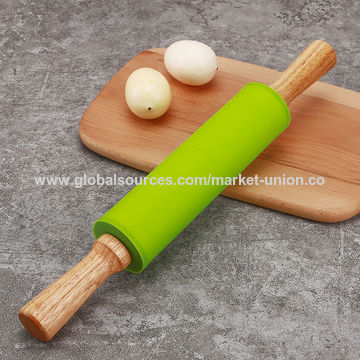 Fondant Rolling Pin with Rings, 9inch Non Stick Plastic Rolling Pin Fondant  Cake Dough Roller DIY Baking Tool for Pizza, Pies, Pastries, Pasta