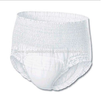 XXL Overnight Incontinence Pull Up Underwear Brief Diaper for Adults -  Disposable Diapers and Pads Contract Manufacturer, OEM Private Label White  Label Manufacturing Supplier, Wholesale in Bulk Available