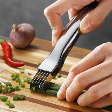 Stainless Steel Onion Holder for Slicing Cutter for Slicing and Storage of  Onion