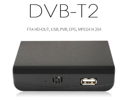 Receptor TV TDT DVB-T DVB-T2 H.264 Digital TV Doble Antena