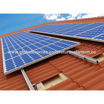 China Futuresolar 550w double sided glass bifacial solar panels with ...