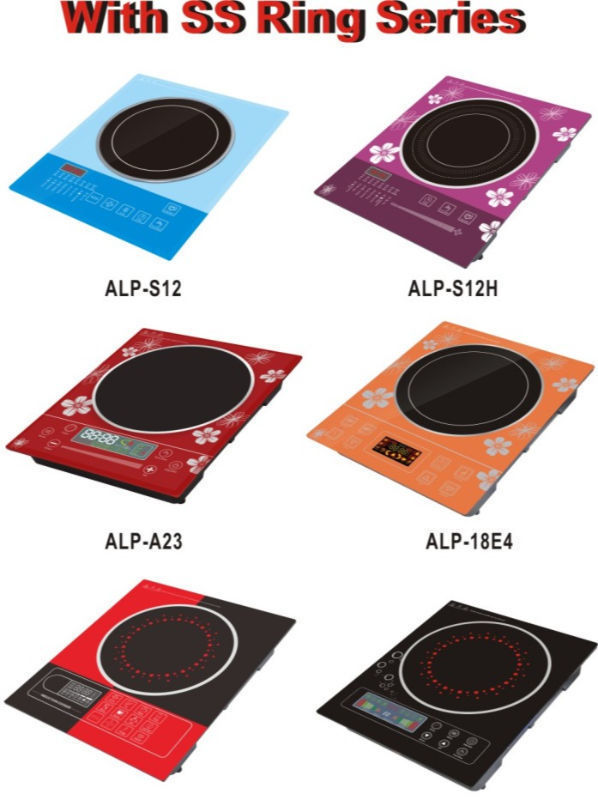 Colorful Glass Induction Cooker, Multi Cooking Function Induction ...