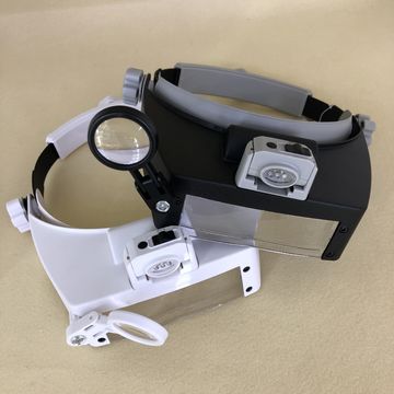 Portable Head Mount Magnifier 1.5X/3X/9.5X/11X Head-mounted Magnifying  Glass Handsfree Magnifying Glasses for Close Work - AliExpress