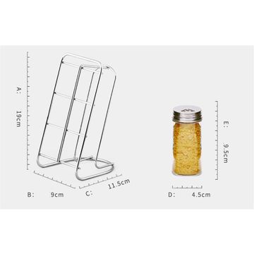 Buy Wholesale China Glass Condiment Jar 6pcs Glass Spice Bottles Glass  Kitchen Condiment Container Sets For Tableware & Bottle Grinder Shaker Jars  Cutlery at USD 4.2