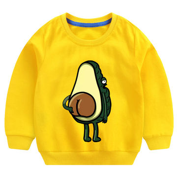 Custom Baby Sweatshirt Cute Cartoon Print Kids Long Sleeve Hoodies