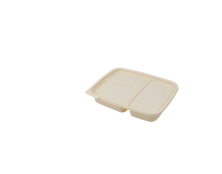 China Cornstarch biodegradable eco friendly disposable 850ml 3 ...