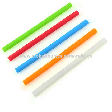 Heat Resistant Reusable Silicone Straight Drinking Straws with Cleaning  Brushes - China Party Supplies and Silicone Straw price