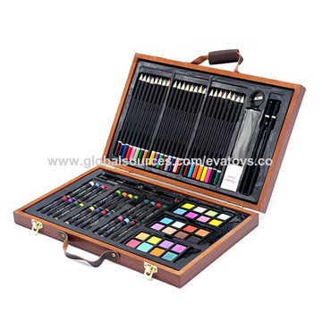 Buy Wholesale China Most Popular 67pcs Drawing Set In Wooden Case For Kids  Gift W12b181 & Magnetic Drawing Sets at USD 5