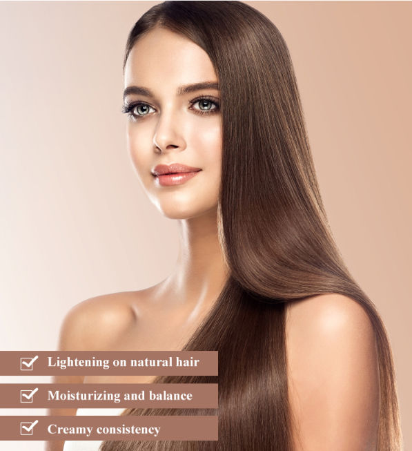 High efficiency hydrogen peroxide cream for dye hair cream, oxidant