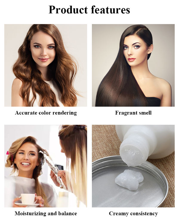 High efficiency hydrogen peroxide cream for dye hair cream, oxidant