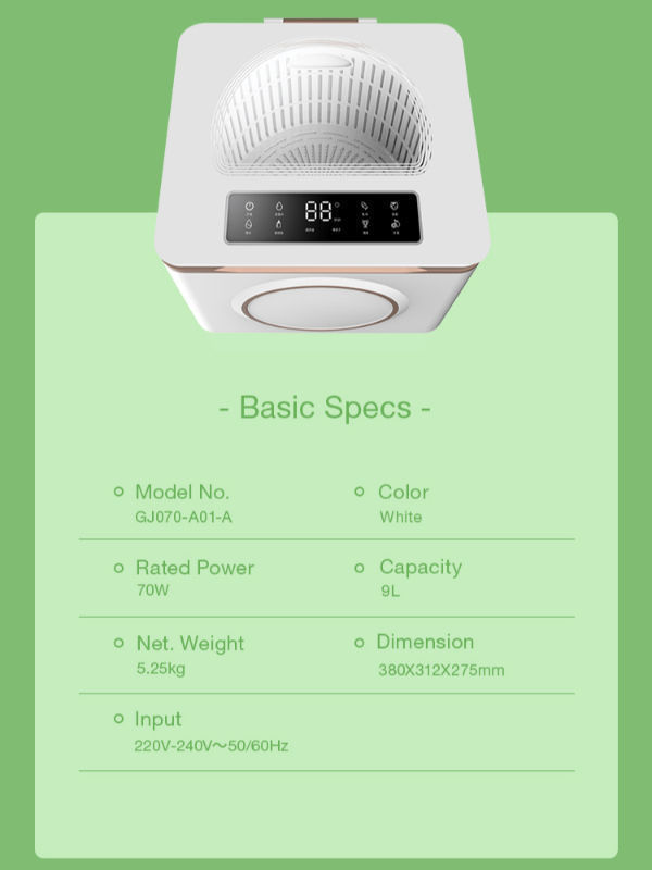 China Household Electric Food Cleaner Fruit Meat Vegetable Purifier