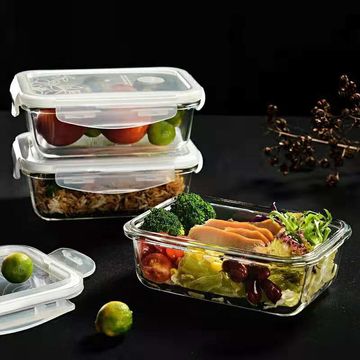 Buy Wholesale China Eco-friendly Bpa Free Glass Food Container For Food  Storage Glass Storage Containers With Lid 370ml & Glass Containers For Food  Storage at USD 0.52