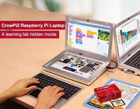 Crowpie Computer China CrowPi2 - All in One Raspberry Pi Laptop & STEM Learning Platform ...