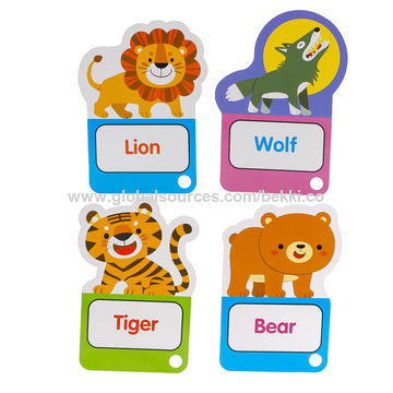 Carte d'apprentissage pour enfants Couleurs créatives Cognition Carte  éducative Carte Flash 