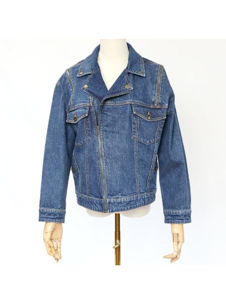 women's denim coats & jackets with zipper