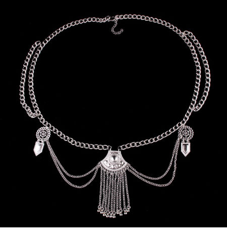 Body Jewelry Tassel Hanfu Vintage Body Accessories Alloy Body Chain  Dunhuang Waist Chain Ancient Sex Exotic
