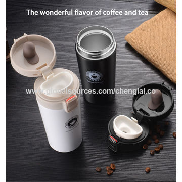 400ml 304 Stainless Steel Thermos Mugs Tea Office Cup With Handle Lid Tea  Filter Insulated Tea Mug Thermos Cup Office Thermoses