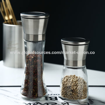 Buy Wholesale China Salt And Pepper Mills, Salt And Pepper Grinder Make By  Wood And Transparent Acrylic & Salt And Pepper Grinder at USD 2.9