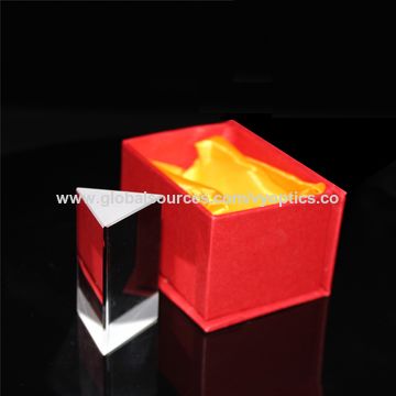 China Optical Plastic triangular Prism for scientific right angle prism ...