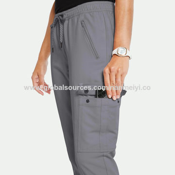 Wholesale Womens Joggers School Uniform Pants in Khaki