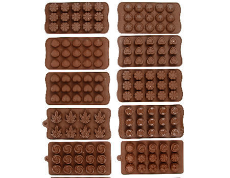 Christmas Silicone Chocolate Mold 3D Shapes Baking Candy Molds Non-stick  Pure Silicone Mold For Chocolate