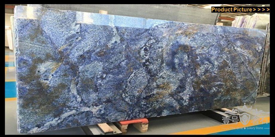 Expensive Granite Stone Azul Bahia Blue Granite from China 