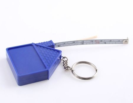 House Tape Measure Promotional Keychain