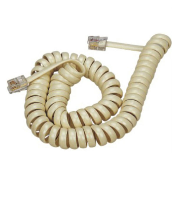 RJ9/4P4C/Telephone Extension coiled cord, Telephone extension cord 4P4C