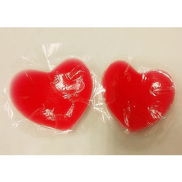 Sexy Red Heart Shape Waterproof Silicone Breast Nipple Cover