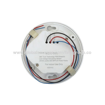 UL- und CUL-zertifizierter 360° PIR-Sensor, Netzspannung, kein Netzteil erforderlich