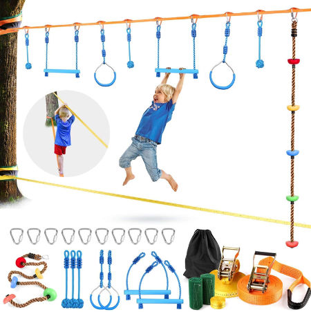 Bulk Buy China Wholesale Obstacle Course Setting,slackline Kit With Arm  Trainer Line For Backyard Obstacle Slackline $31.29 from Rise Group Co. Ltd