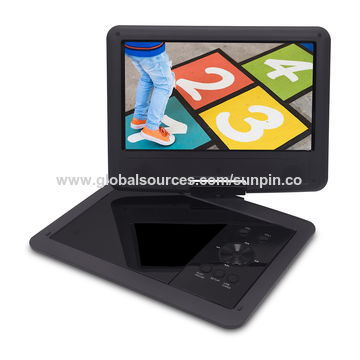 9″ TFT LCD Swivel Screen Portable DVD Player with USB/SD/MMC