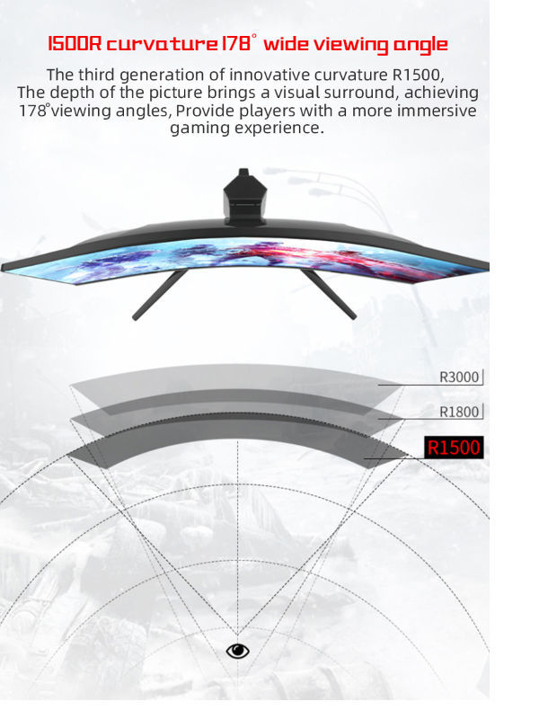 China 1 Ms Response Time 32 Inch 2k 144hz Curved Computer Gaming Monitor On Global Sources 144hz Monitor Gaming Monitor 2k Monitor