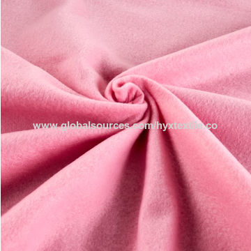 China Polar Fleece Fabric, Two Side Brushed, Polar Fleece Solid Light ...