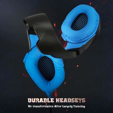 Headset Gamer Warrior Straton USB 2.0 Stereo LED PH244 Azul