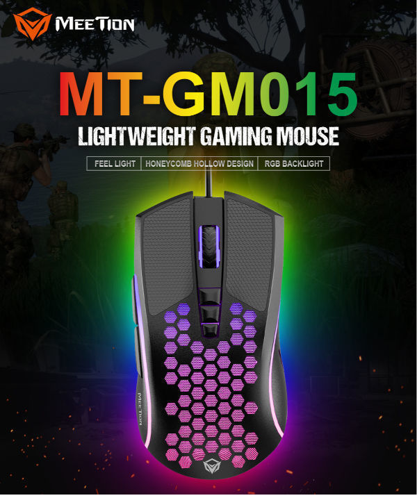 China Meetion Gm015 Cheap Ergonomic Super Light Ultralight Gaming Mouse Rgb Backlit Lightweight Honeycomb On Global Sources Lightweight Mouse Ninja Final Gaming Mouse Glorious Model O Gaming Mouse