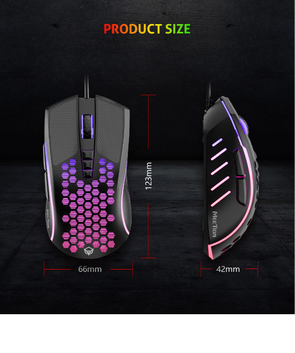 China Meetion Gm015 Cheap Ergonomic Super Light Ultralight Gaming Mouse Rgb Backlit Lightweight Honeycomb On Global Sources Lightweight Mouse Ninja Final Gaming Mouse Glorious Model O Gaming Mouse