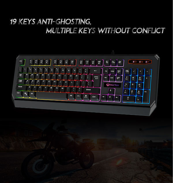 China Keyboard Manufacturers Desktop USB PC Computer Led Light Backlit Membrane Gamer Gaming For