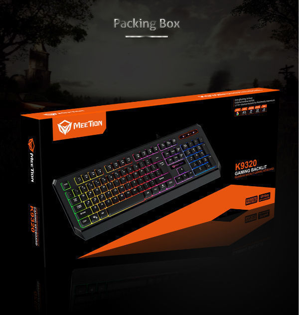 China Keyboard Manufacturers Desktop USB PC Computer Led Light Backlit Membrane Gamer Gaming For