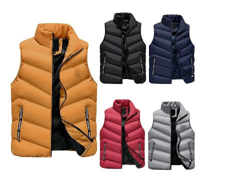 Padded Jacket Men's Padding Vest 