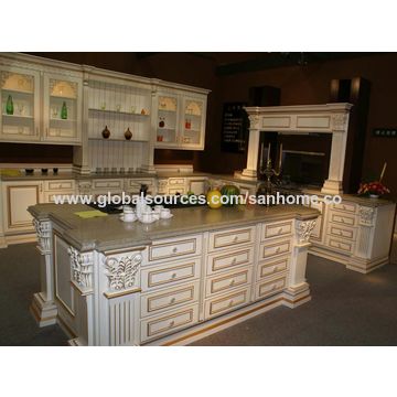 Luxury White Shaker PVC Modern High Gloss Acrylic Designs Kitchen Cabinet  Sets Made in China - China Kitchen Cabinets, One-Piece Cabinet