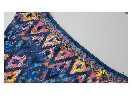 Sublimation Ethnic Printed Triangle Bikini Swimsuit-Two Piece Set from Breitex supplier