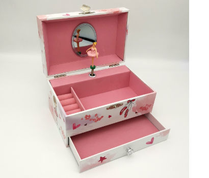 Musical Ballerina Jewelry Box for Girls & Little Girls Jewelry Set